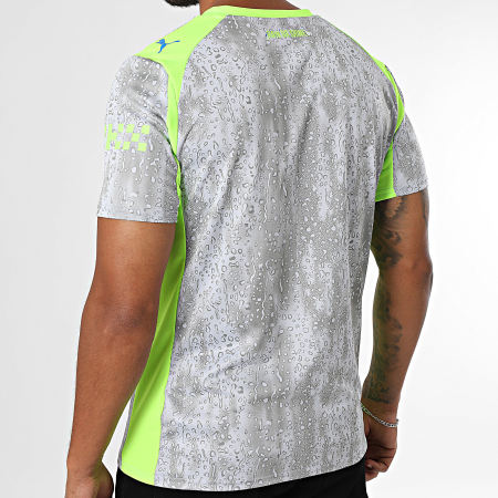 Puma - Manchester City 3rd Jersey Replica Camiseta de fútbol 780362 Beige Verde Fluo