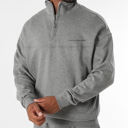 Tommy Hilfiger - Sudadera con cremallera 3626 Gris jaspeado