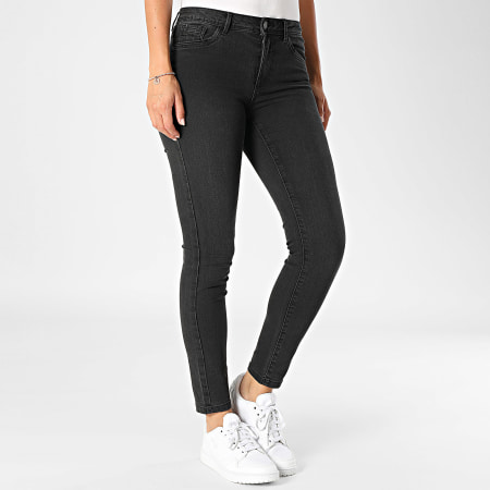 Vero Moda - Vaqueros pitillo Tanya para mujer Negro
