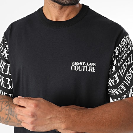 Versace Jeans Couture - Tee Shirt Regular Fit 79GAH6R1-JS513 Negro