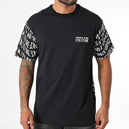 Versace Jeans Couture - Tee Shirt Regular Fit 79GAH6R1-JS513 Negro
