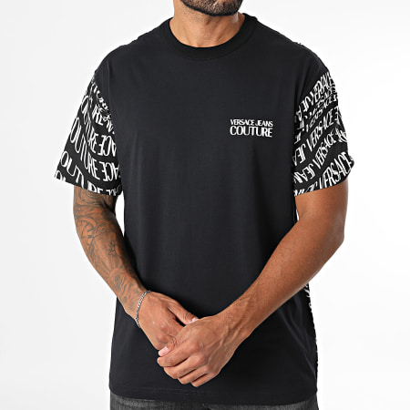 Versace Jeans Couture - Tee Shirt Regular Fit 79GAH6R1-JS513 Negro