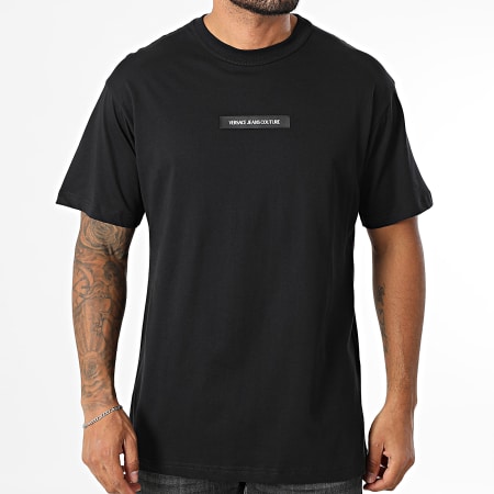 Versace Jeans Couture - Tee Shirt Regular Fit 79GAHT02-CJ00T Negro