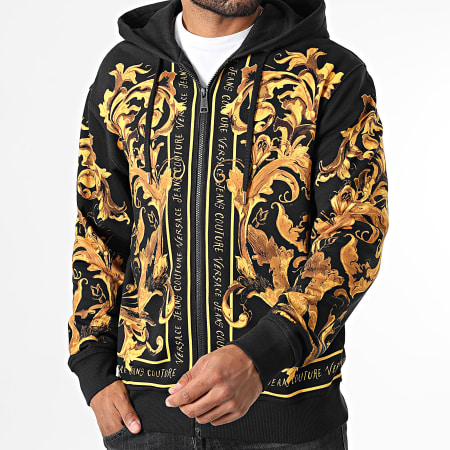 Versace Jeans Couture - Zipped Hoodie 79GAI3ZB-FS207 Black