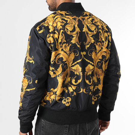 Versace Jeans Couture - Bomber Jacket 79GASD07-CQ20D Black Yellow 