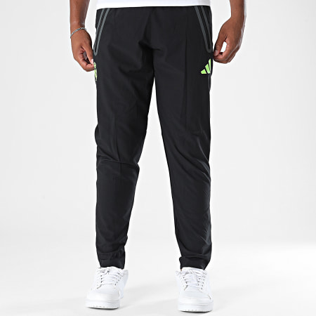 Adidas Sportswear - Pantalon Jogging Regular Fit Real Madrid JV5323 Noir Vert Fluo