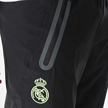 Adidas Sportswear - Pantalon Jogging Regular Fit Real Madrid JV5323 Noir Vert Fluo