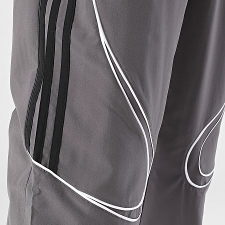 Adidas Sportswear - Pantalon Jogging A Bandes Teamgeist JW5870 Gris Anthracite
