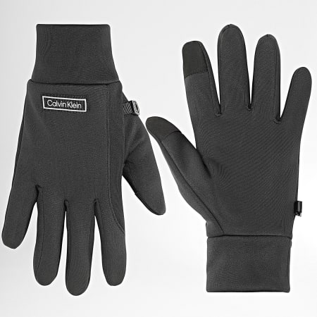 Calvin Klein - Guantes Tech Nylon 039G Negro