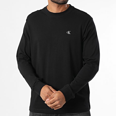 Calvin Klein - Tee Shirt Manches Longues RD247 Noir