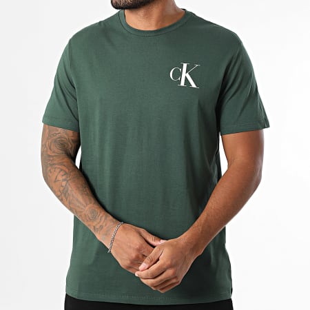 Calvin Klein - RD865 Donkergroen T-shirt