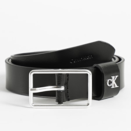 Calvin Klein - Cinturón cuadrado 050G Negro