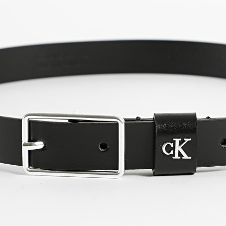 Calvin Klein - Cinturón cuadrado 050G Negro