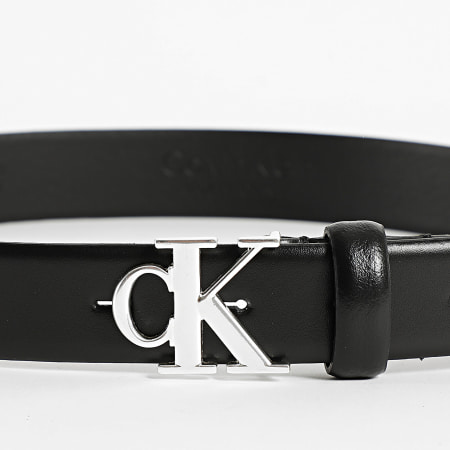 Calvin Klein - Cinturón Fijo 054G Mujer Negro