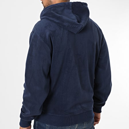 Sweat Capuche Bleu Marine Homme