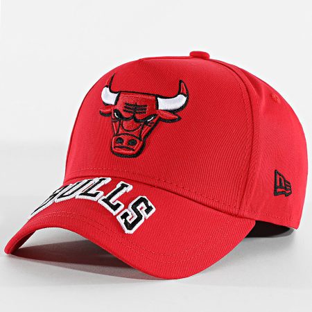 New Era - Gorra Eframe Visor Hit Chicago Bulls 60691066 Rojo