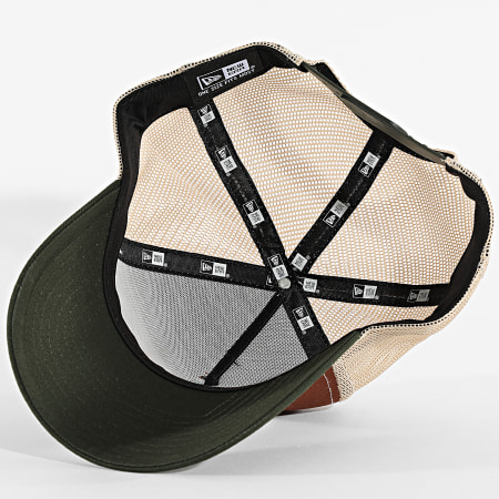 New Era - Casquette Trucker Animal Patch 60691203 Marron Beige Vert Kaki