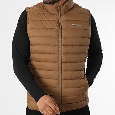 Teddy Smith - Doudoune Sans Manches Terry 12014310D Camel