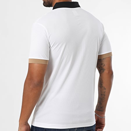 BOSS - Polo Manches Courtes Slim Palle 50543348 Blanc