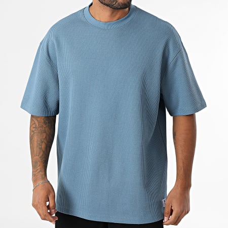 Hugo Blue - Tee Shirt Oversize Nuwaffle 50534434 Bleu
