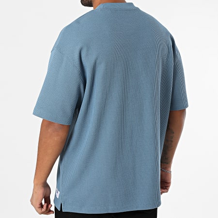 Hugo Blue - Tee Shirt Oversize Nuwaffle 50534434 Bleu