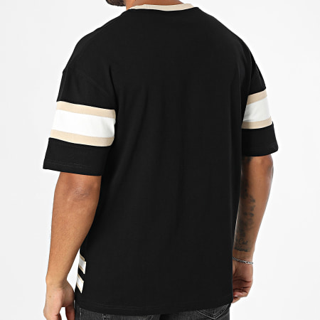 Ikao - Tee Shirt Oversize Large 582 Noir Beige