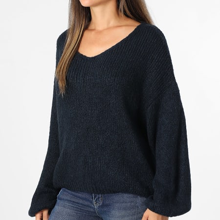 Only - Pull Femme Dinea Bleu Marine