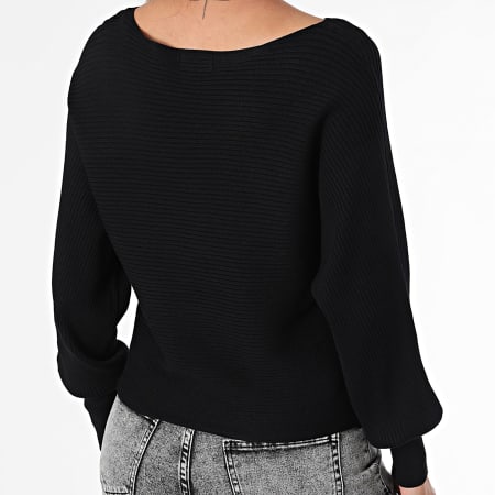 Only - Pull Texturé Femme Adaline Noir
