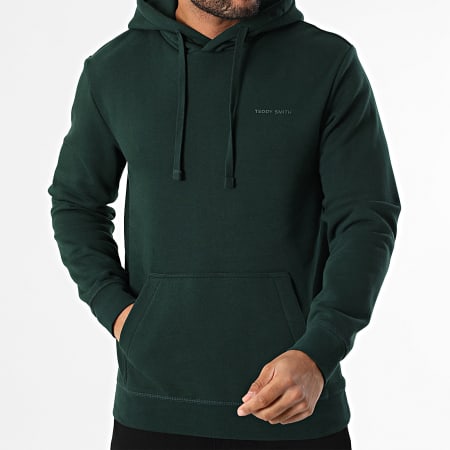 Teddy Smith - Sweat Capuche Nark 10816921D Vert Foncé
