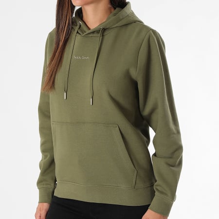 Teddy Smith - Sweat Capuche Femme Solene 30817110D Vert Kaki
