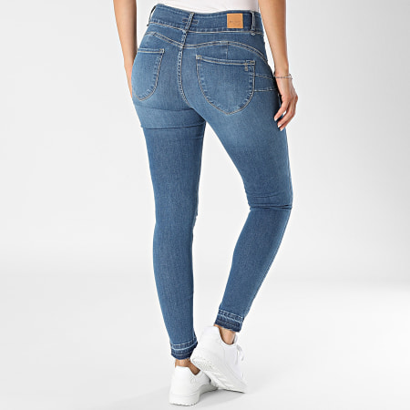 Tiffosi - Vaqueros pitillo de mujer Double Up 10055629 Denim azul