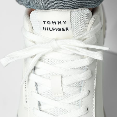 Tommy Hilfiger - Baskets Core Leather 5629 Ecru
