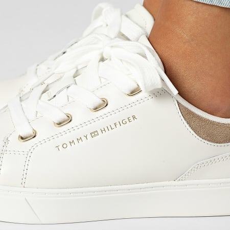Tommy Hilfiger - Baskets Femme Casual Cupsole Sneaker 8816 Ecru Coastal Taupe