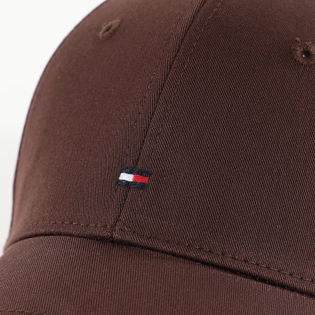 Tommy Hilfiger - Casquette Flag Cotton 6 Panel 3008 Marron