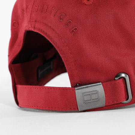 Tommy Hilfiger - Casquette Flag Cotton 6 Panel 3008 Bordeaux