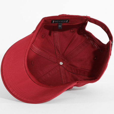 Tommy Hilfiger - Casquette Flag Cotton 6 Panel 3008 Bordeaux