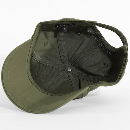 Tommy Hilfiger - Casquette Flag Cotton 6 Panel 3008 Vert Kaki