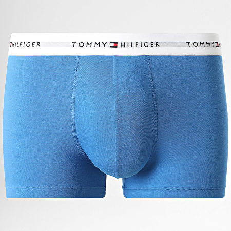 Tommy Hilfiger - Lot De 3 Boxers Trunk 2761 Bleu Marine Bleu Roi Bordeaux