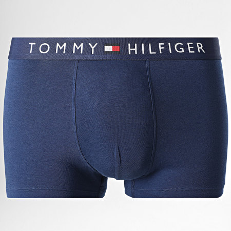 Tommy Hilfiger - Lot De 3 Boxers 3521 Bleu Marine Bleu Clair Beige Chiné