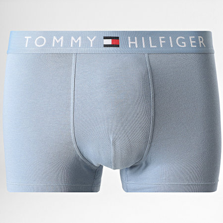 Tommy Hilfiger - Lot De 3 Boxers 3521 Bleu Marine Bleu Clair Beige Chiné