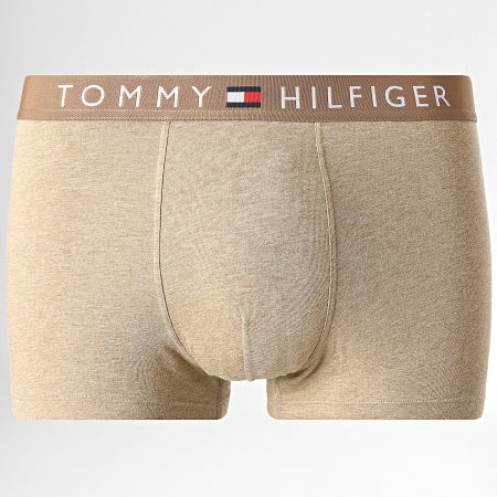 Tommy Hilfiger - Lot De 3 Boxers 3521 Bleu Marine Bleu Clair Beige Chiné