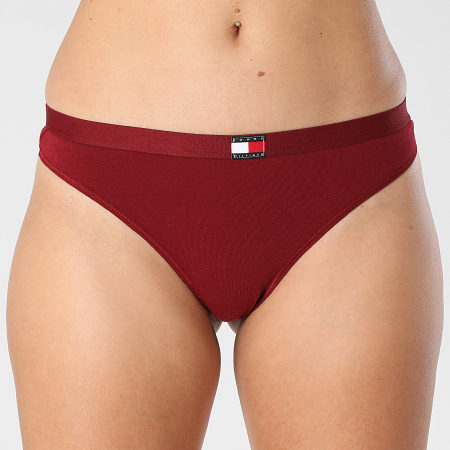 Tommy Hilfiger - Lot De 5 Strings Femme Blanc Noir Rose Clair Rouge Foncé Bordeaux