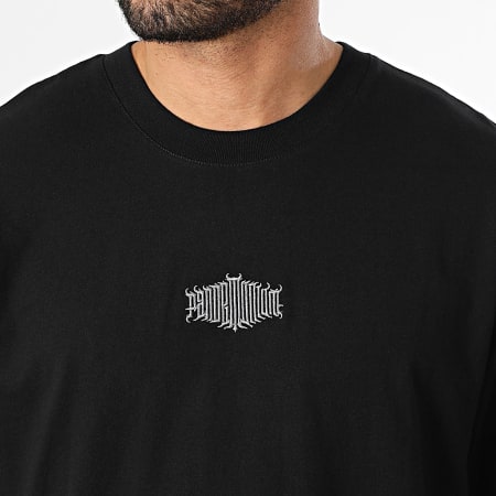Vald - Tee Shirt Oversize Pandemonium Noir Gris