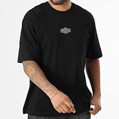 Vald - Tee Shirt Oversize Pandemonium Noir Gris