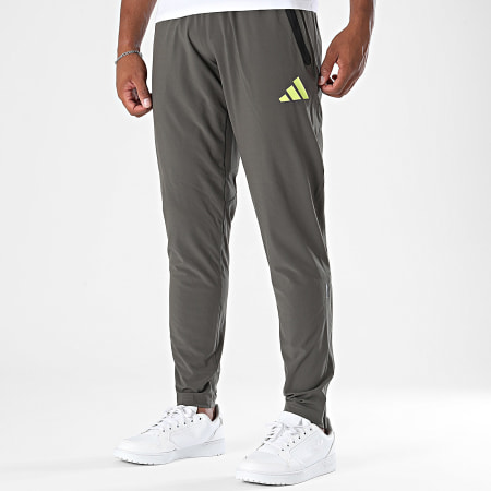 Adidas Sportswear - Pantalon Jogging Regular Fit Real Madrid JV5321 Vert Kaki Jaune