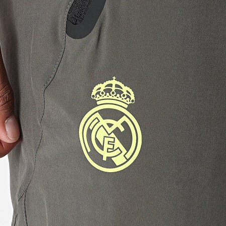 Adidas Sportswear - Pantalon Jogging Regular Fit Real Madrid JV5321 Vert Kaki Jaune