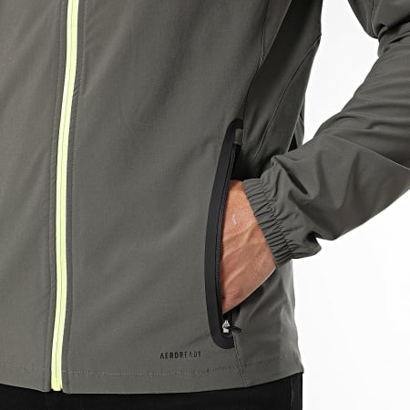 Adidas Sportswear - Veste Capuche Zippée Real Madrid JV5322 Vert Kaki