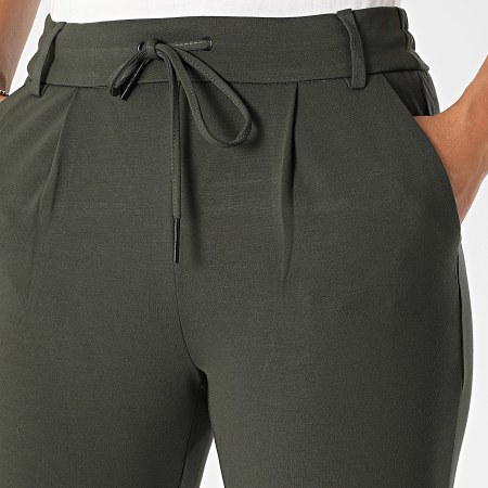 Only - Pantalon Femme Poptrash Life Vert Kaki