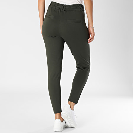 Only - Pantalon Femme Poptrash Life Vert Kaki