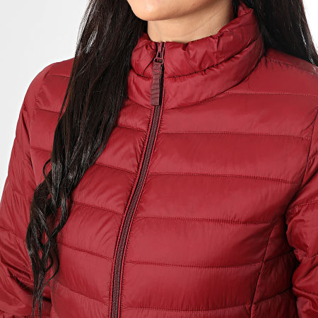 Only - Chaqueta con cremallera Tahia Burdeos para mujer